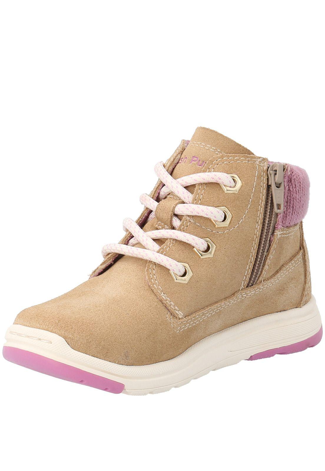 Botin Niña Tracker Taupe-3