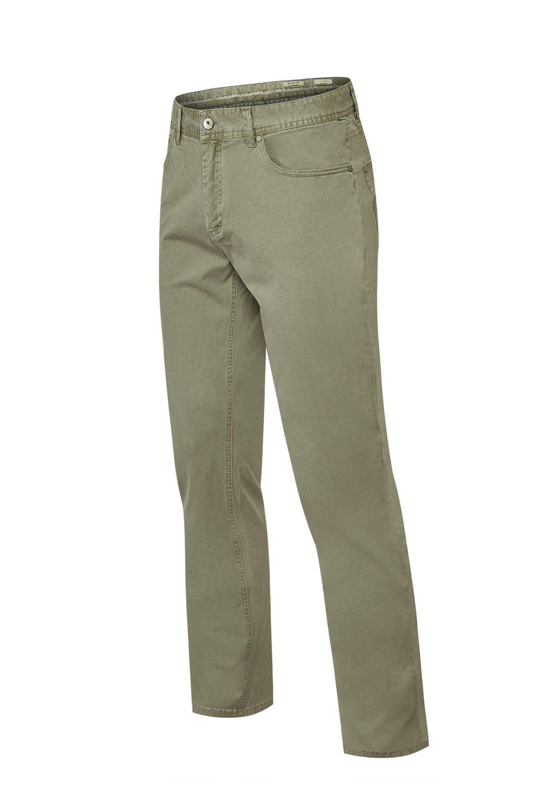 Pantalón Algodón Hombre Five Gris-0