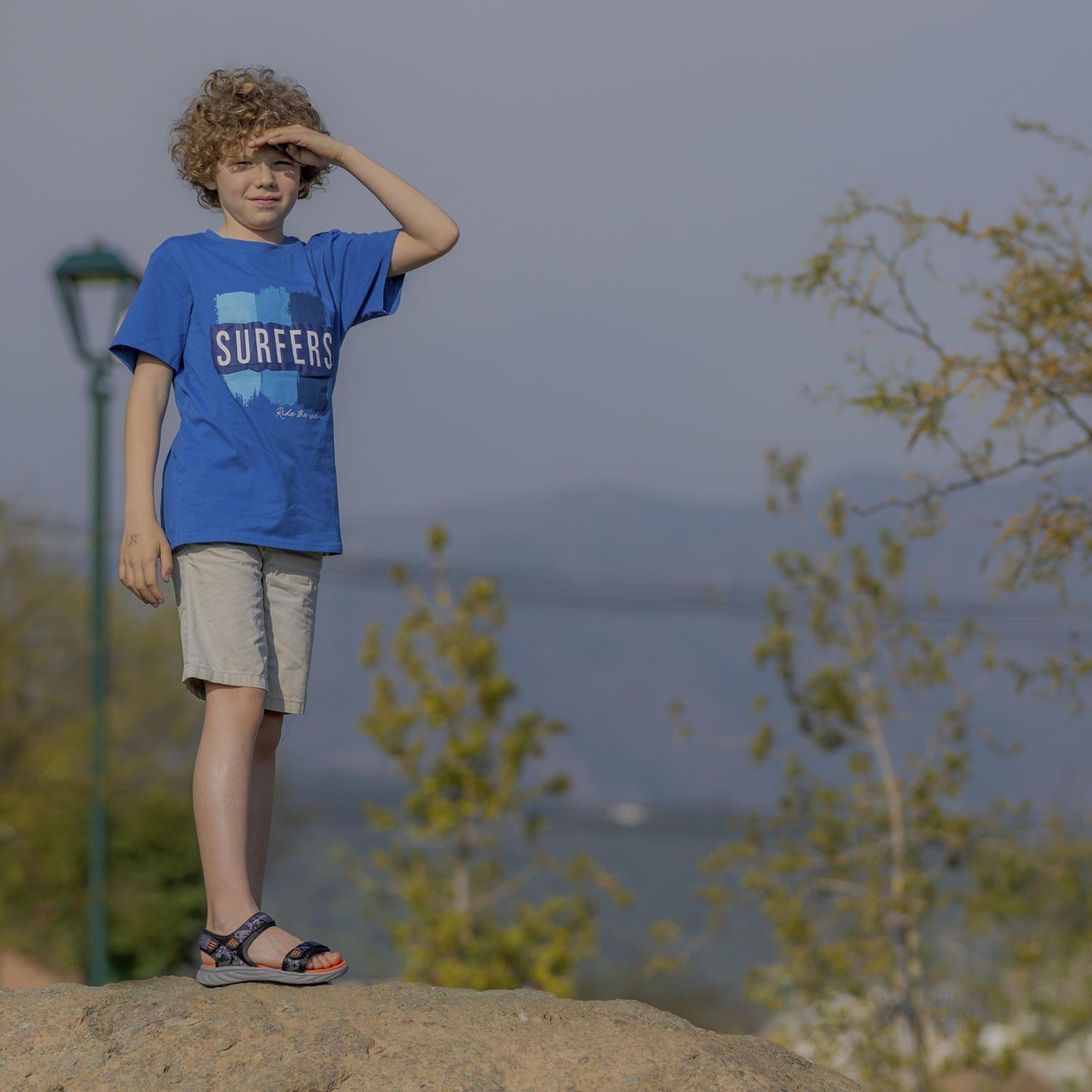 Sandalia Niño Federico Gris-1