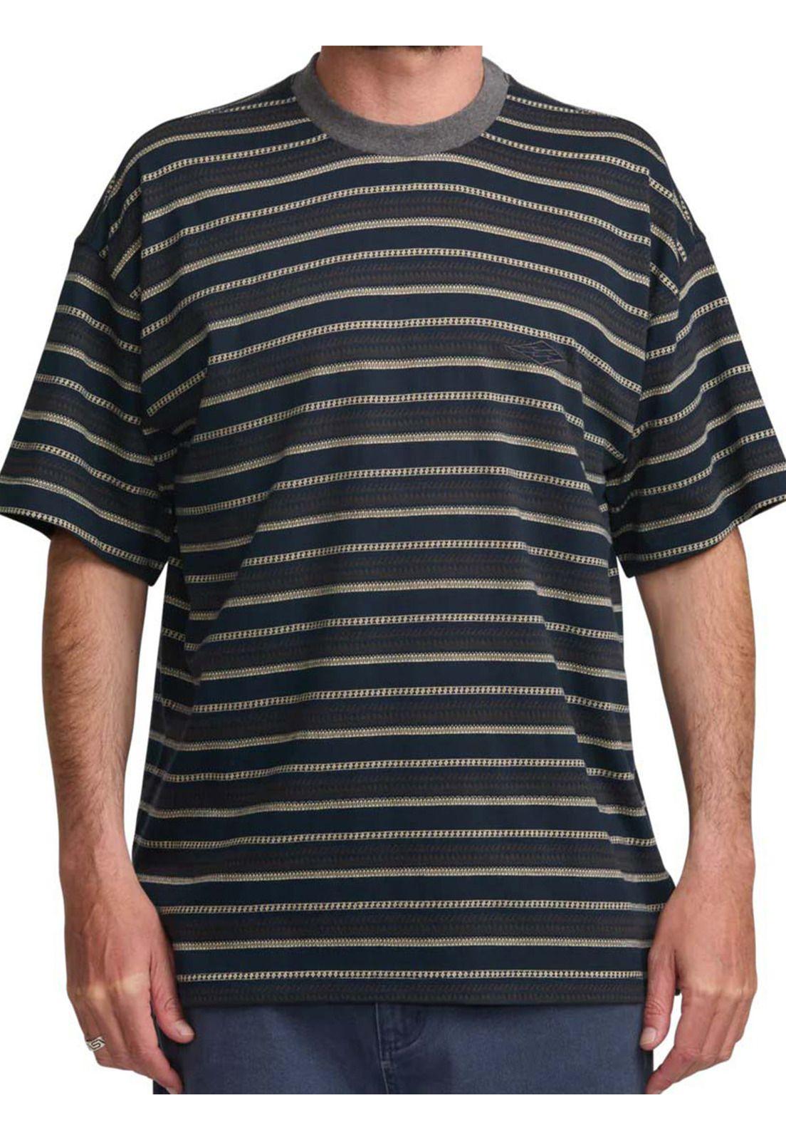Polera Manga Corta Hombre Bad Dog Azul Billabong-0