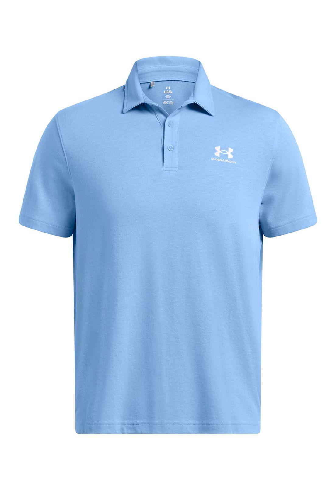 Polo UA Icon para hombre Azul-0