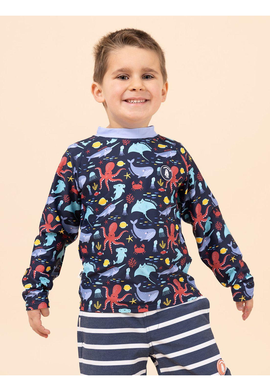 Traje de Baño Niño Lucka Azul-1