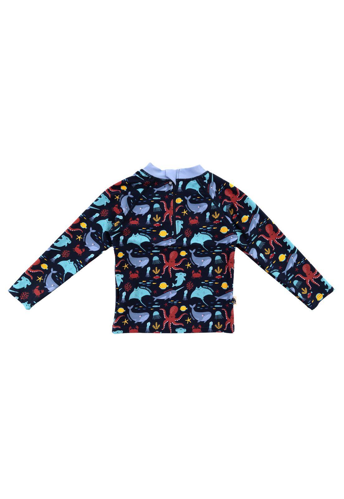 Traje de Baño Niño Lucka Azul-5