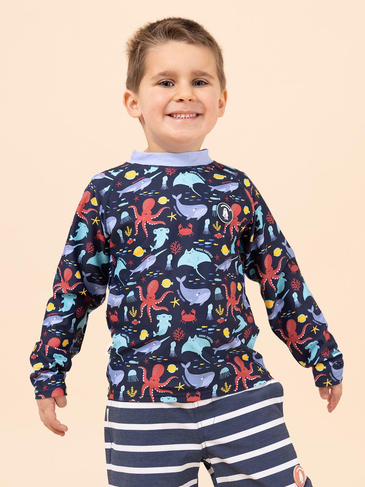 Traje de Baño Niño Lucka Azul-1