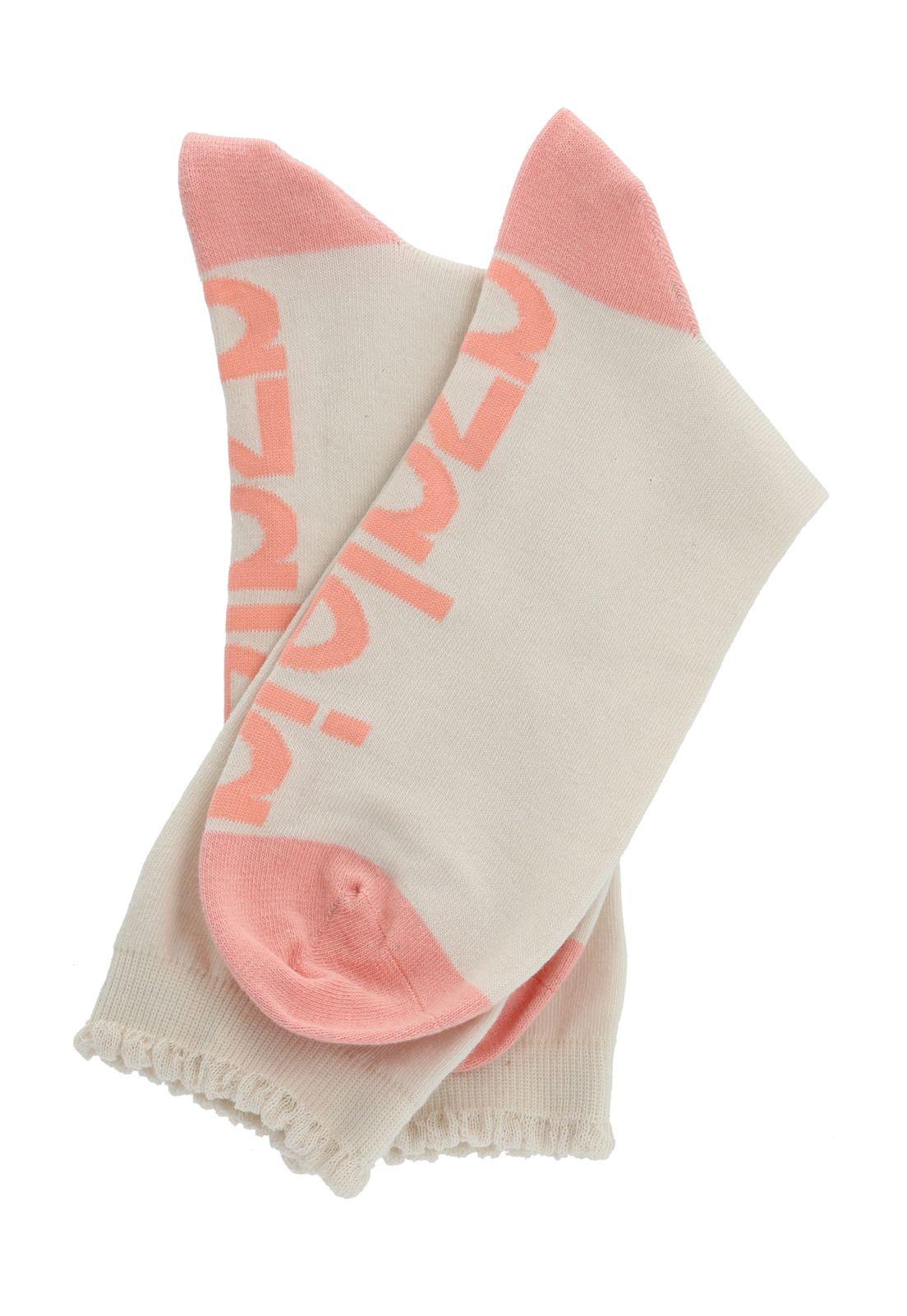 Calcetín Gris BasiSt Plain Mujer-2