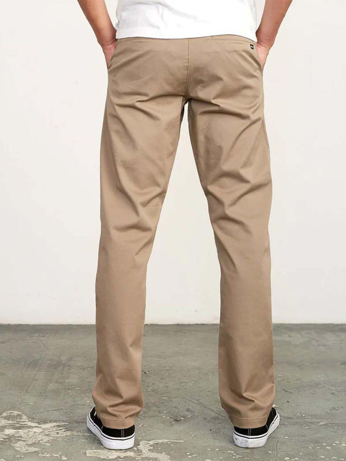 Pantalón Hombre Stretch fit Beige RVCA-1