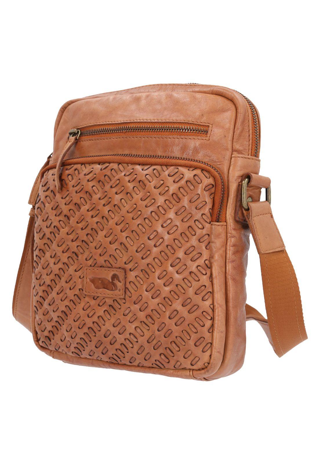 Cartera Cuero Camel Ws RustiMinicross Mujer-1