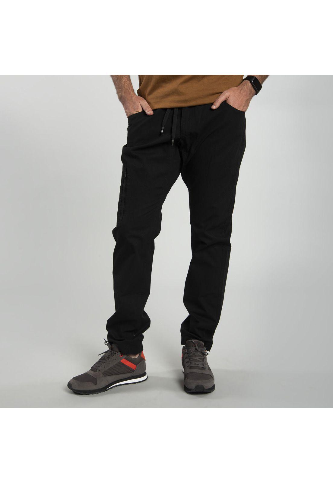 Pantalón Hombre Resource Bts Pant Negro-0