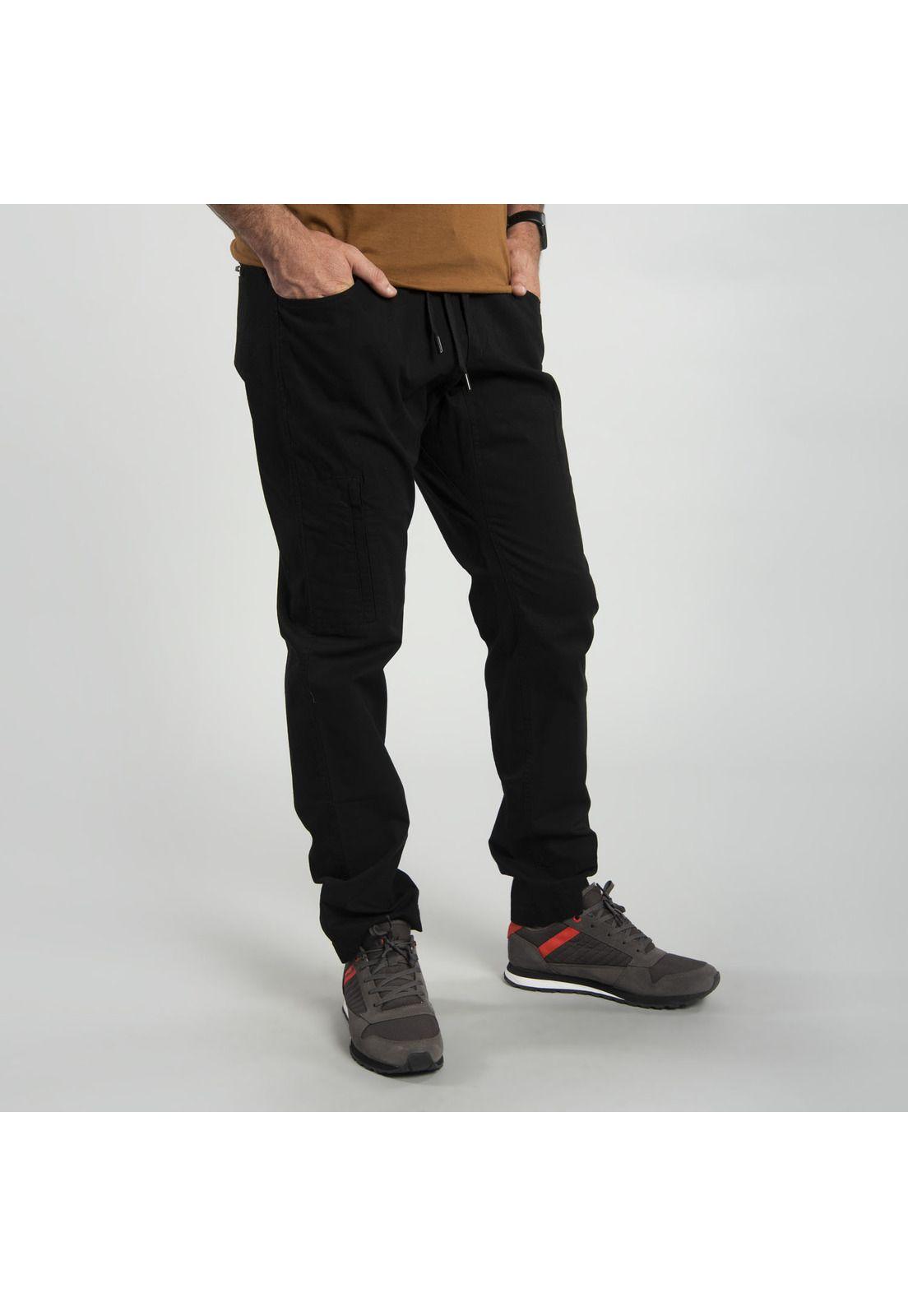 Pantalón Hombre Resource Bts Pant Negro-1