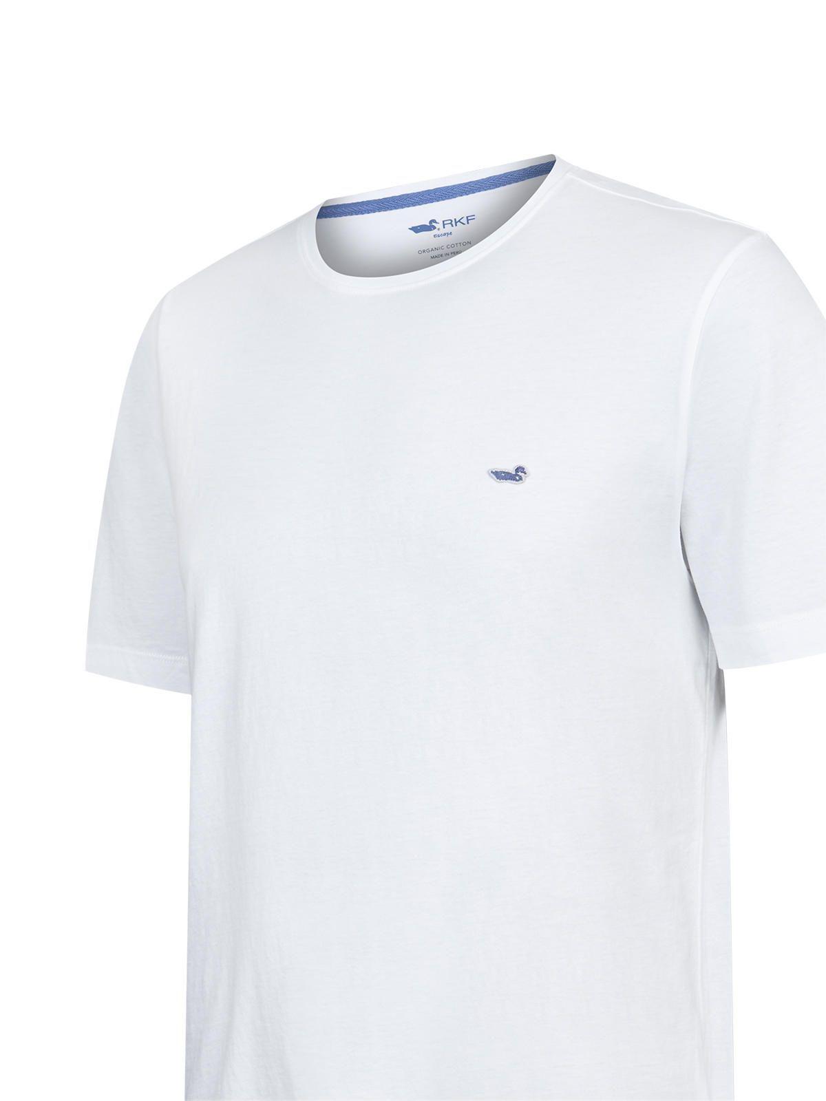 Polera Algodón Orgánico Blanco Hombre Basic-3