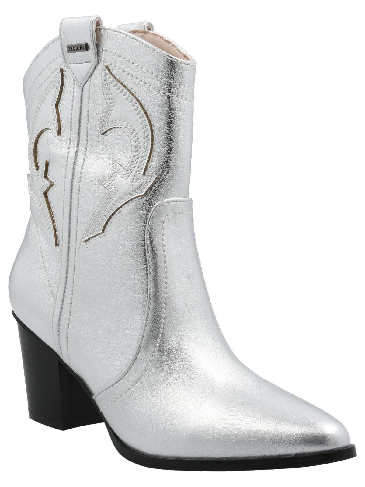 Botín Betis Mujer Plateado-0