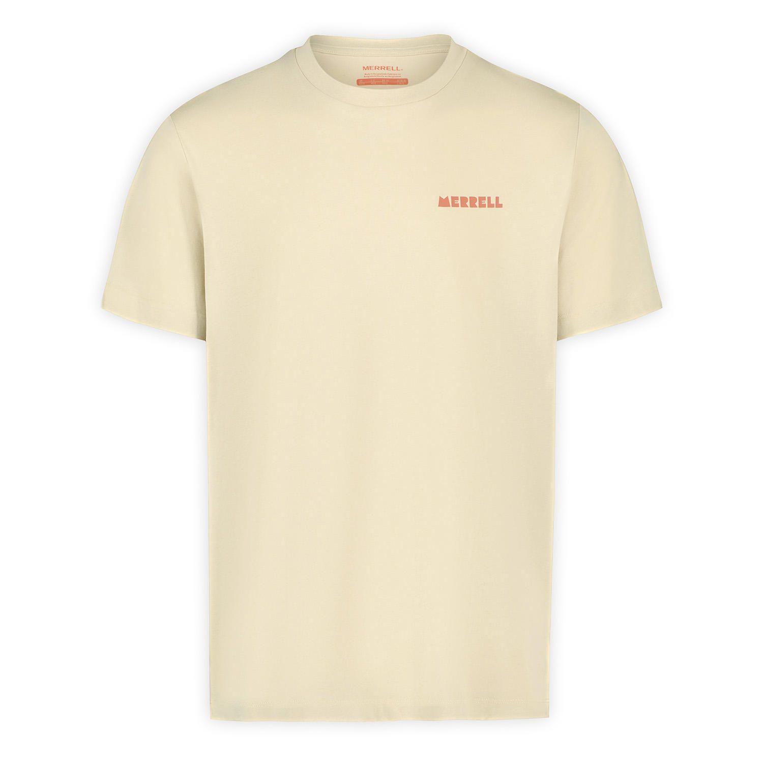 Polera Manga Corta Hombre Trail Beige-0