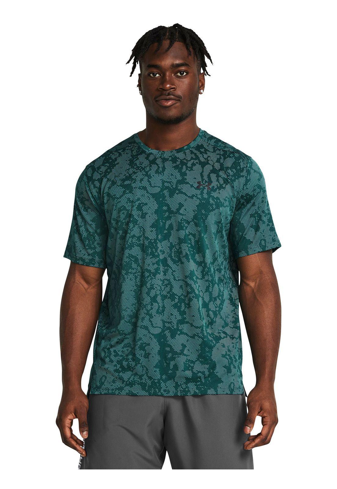 Polera UA Tech Vent Geode hombre Azul-3