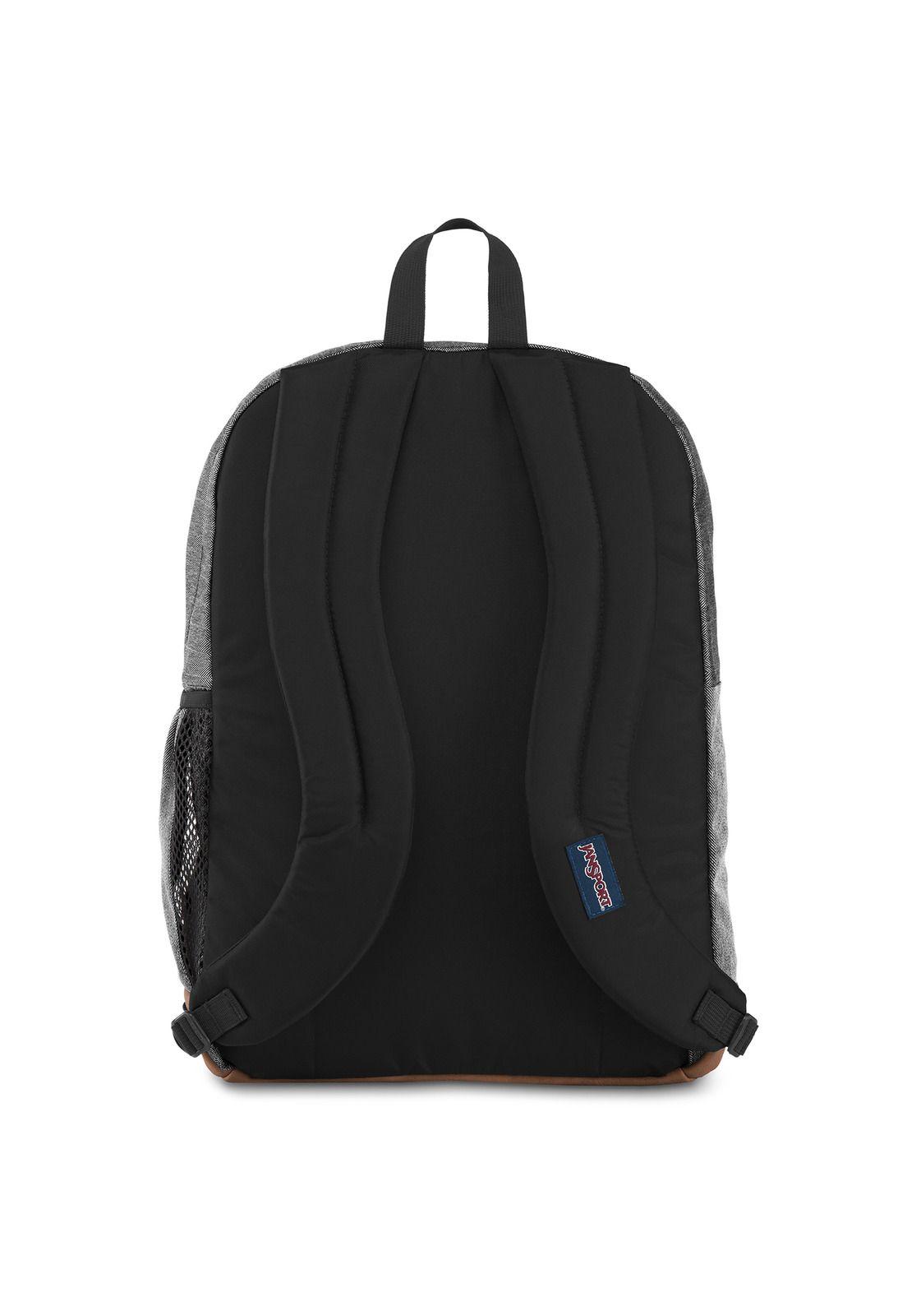 Mochila Cool Student Black White Herringb-2