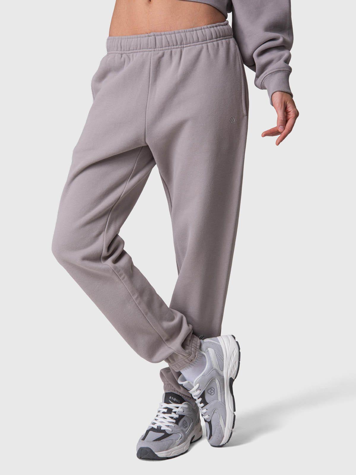 Pantalon Buzo Mujer Jogger Ginny Rec Gris-0