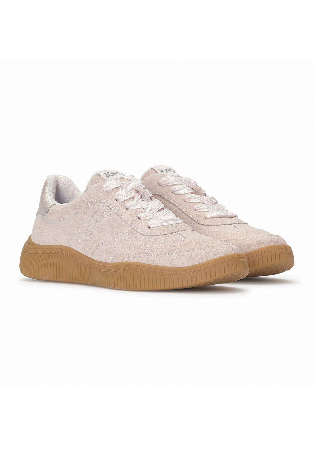 Zapatilla Textil Mujer Contest Gamuza Rosado-3