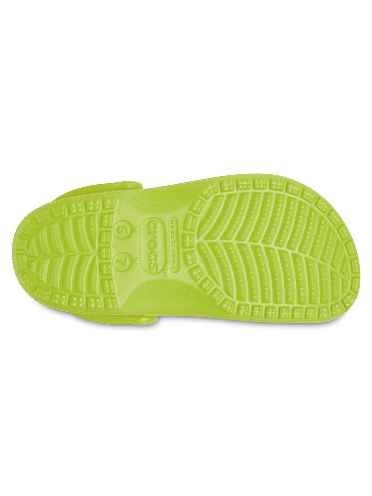 Zueco Crocs Hombre Classic Clog Verde Kiwi-5