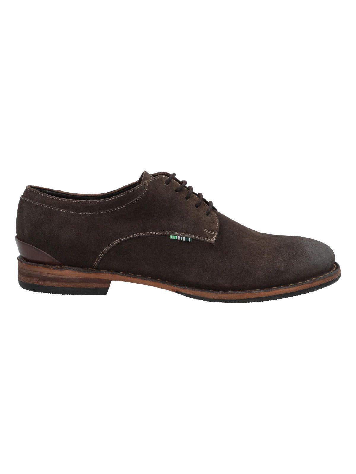 Zapato Cuero Hombre Marzio Café Oscuro-0