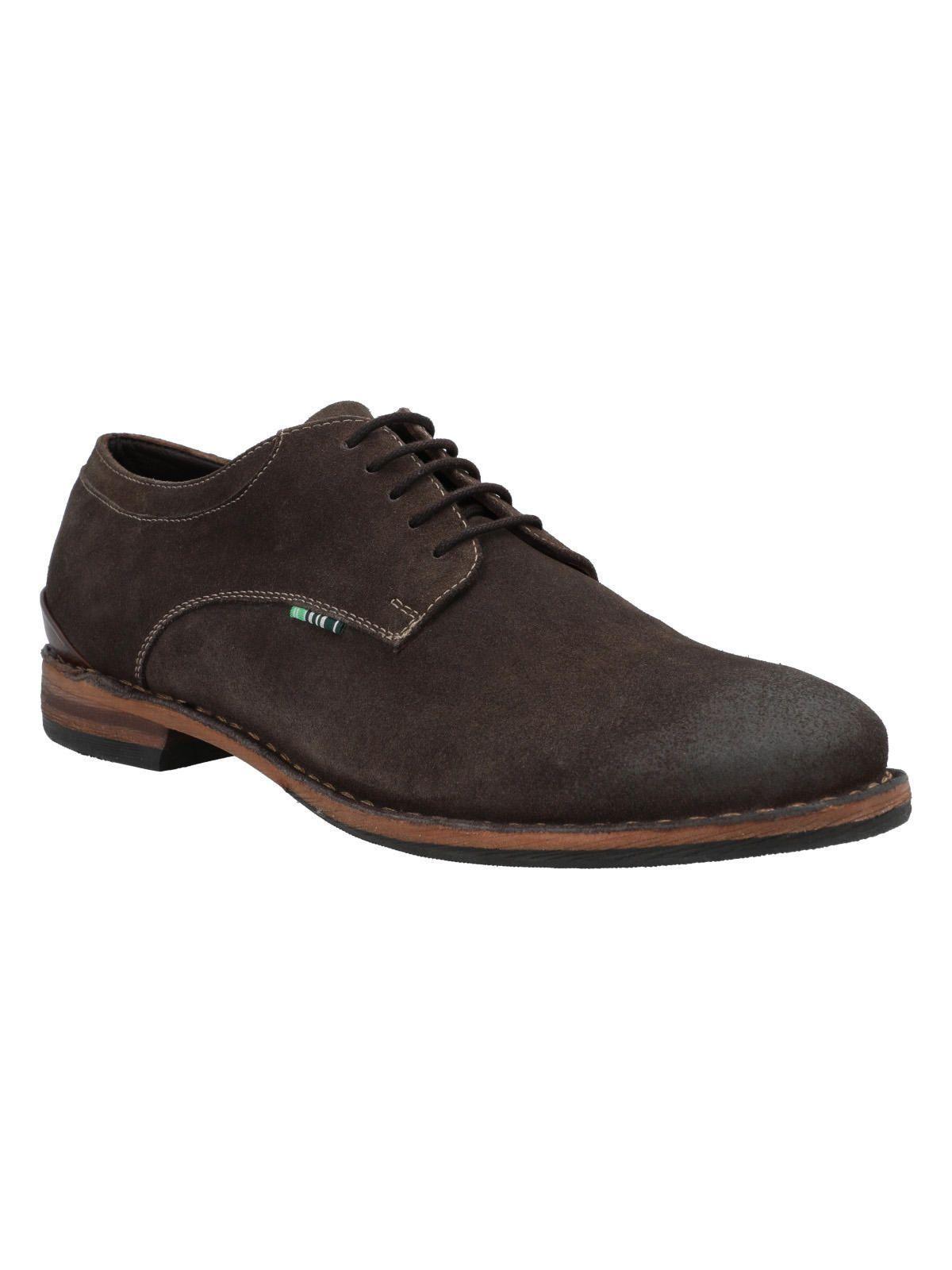 Zapato Cuero Hombre Marzio Café Oscuro-1
