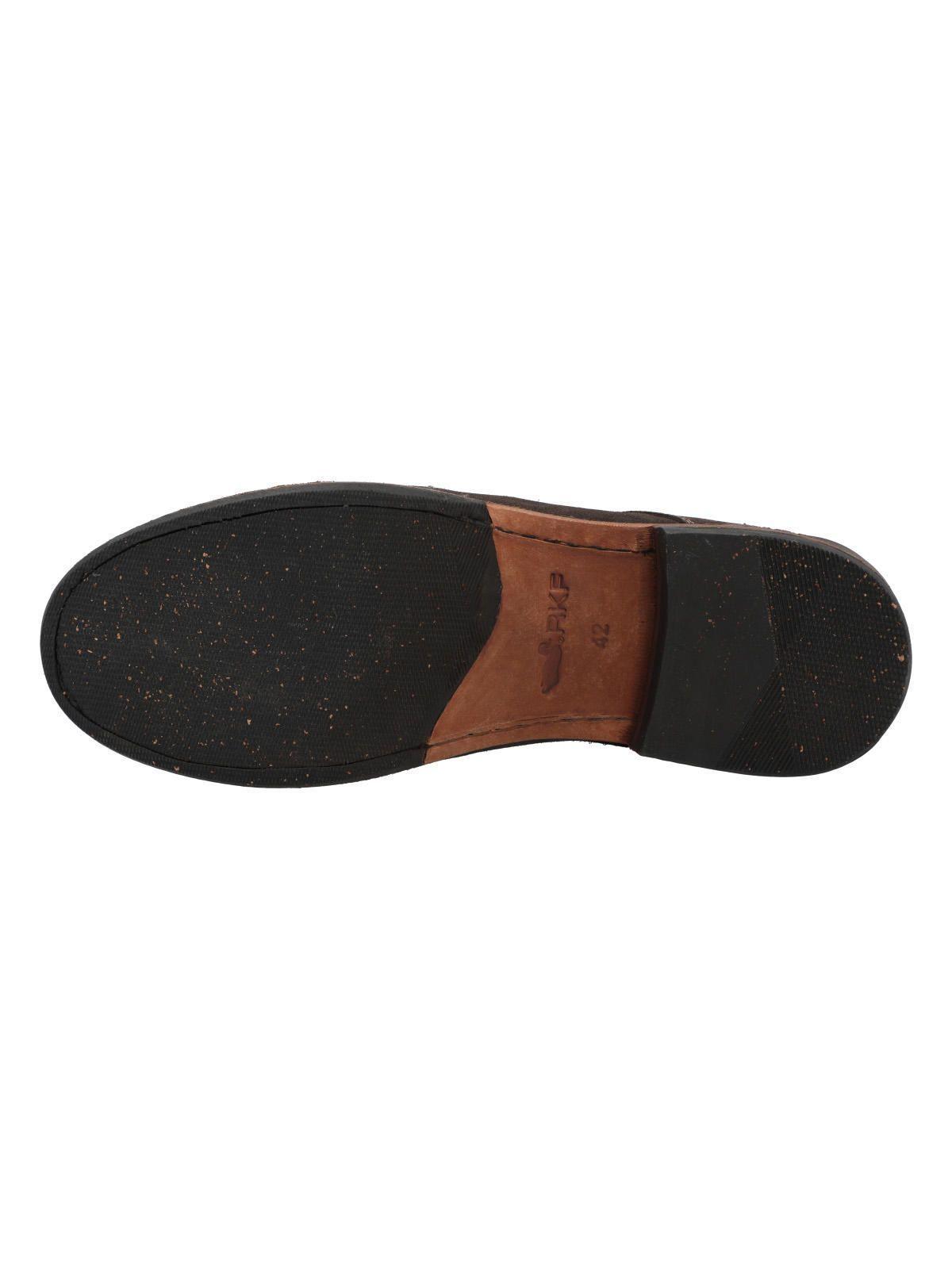Zapato Cuero Hombre Marzio Café Oscuro-7