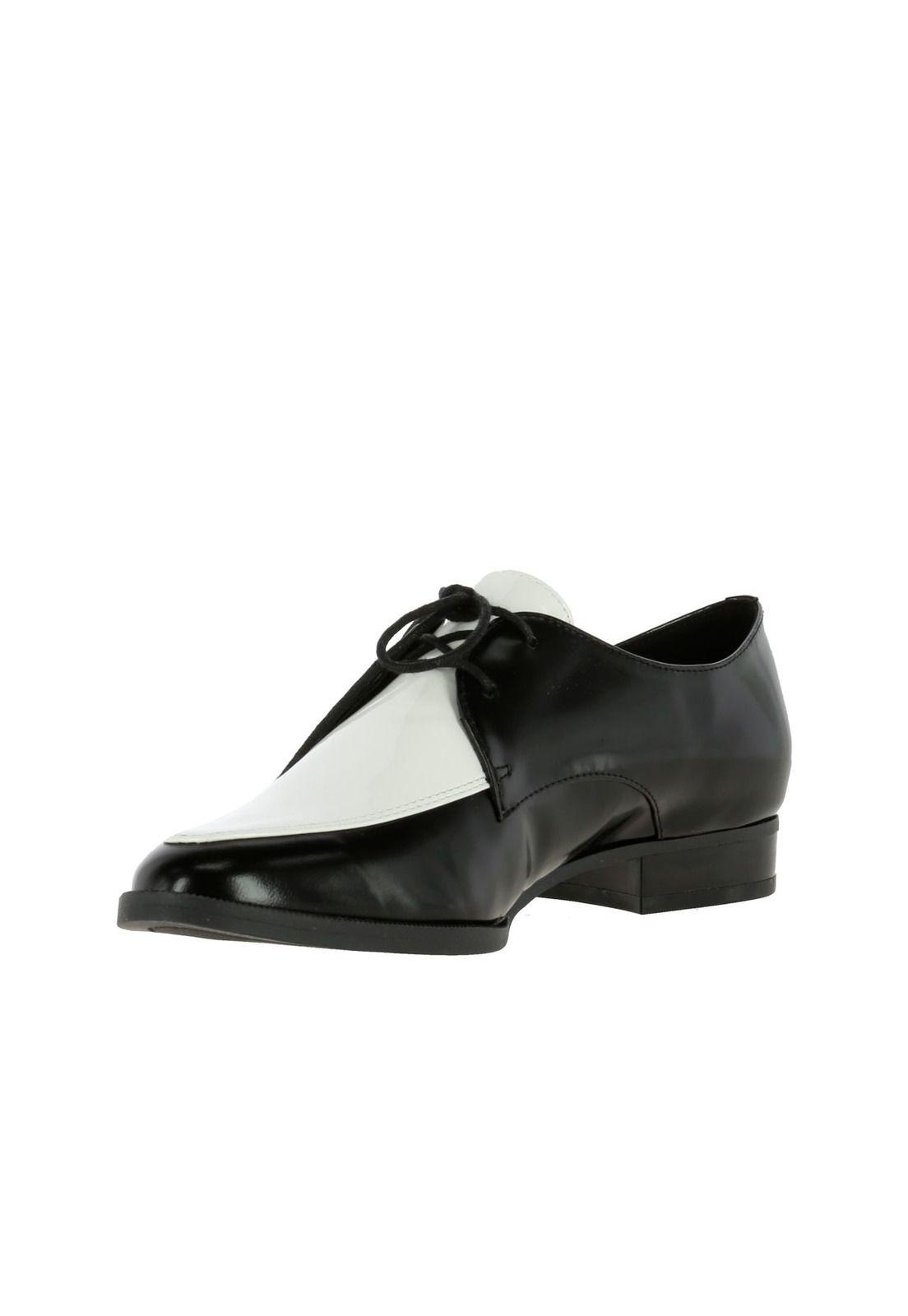 Zapato Holdert Negro / Blanco-1
