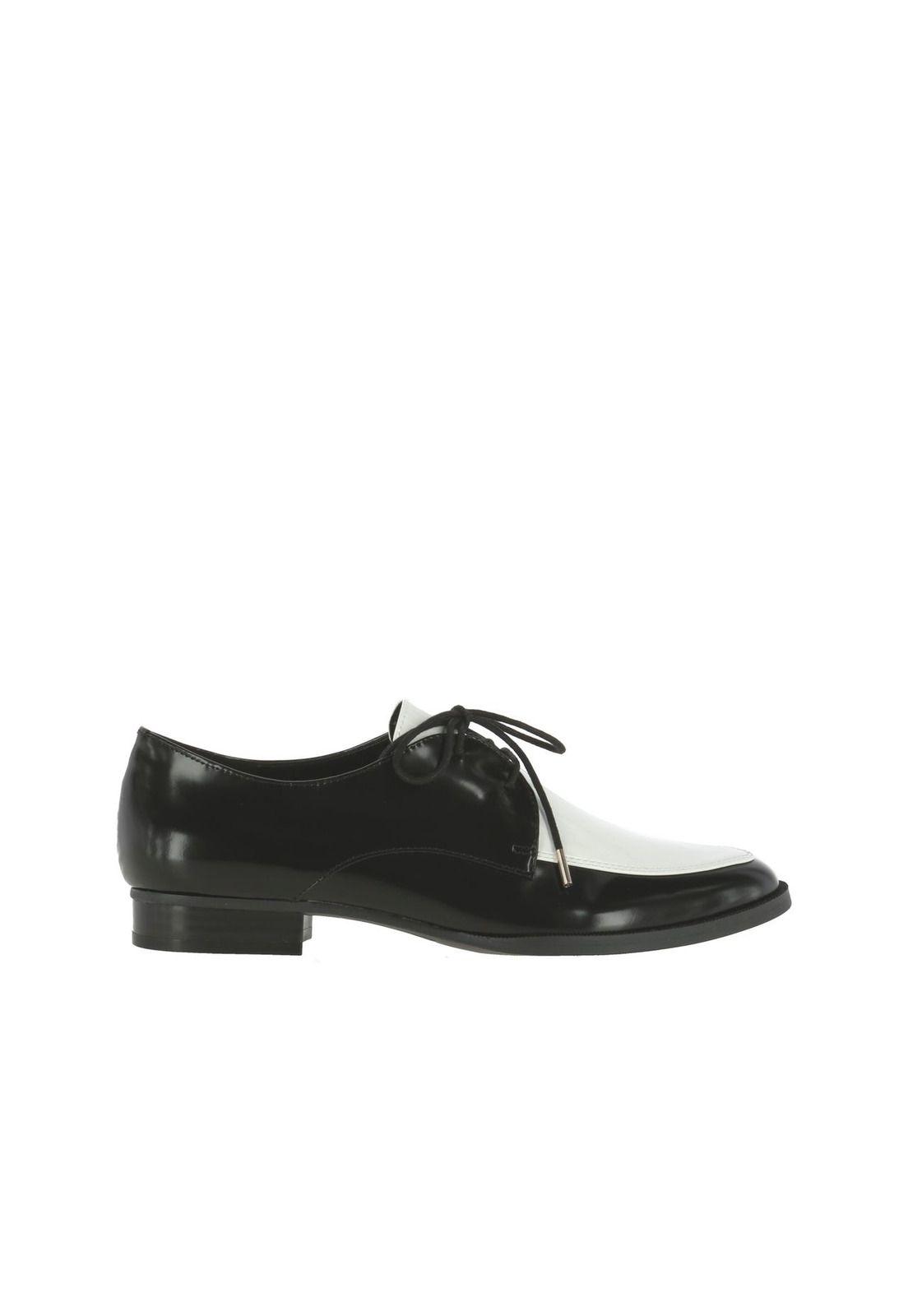 Zapato Holdert Negro / Blanco-2