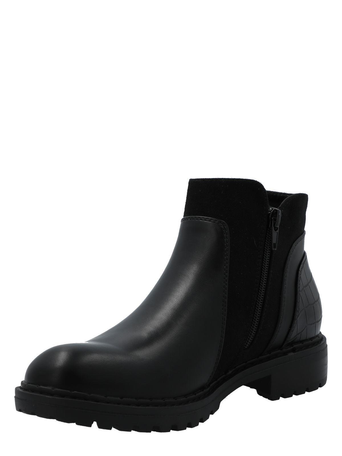 Botín Mujer Lisa 2 Negro-4