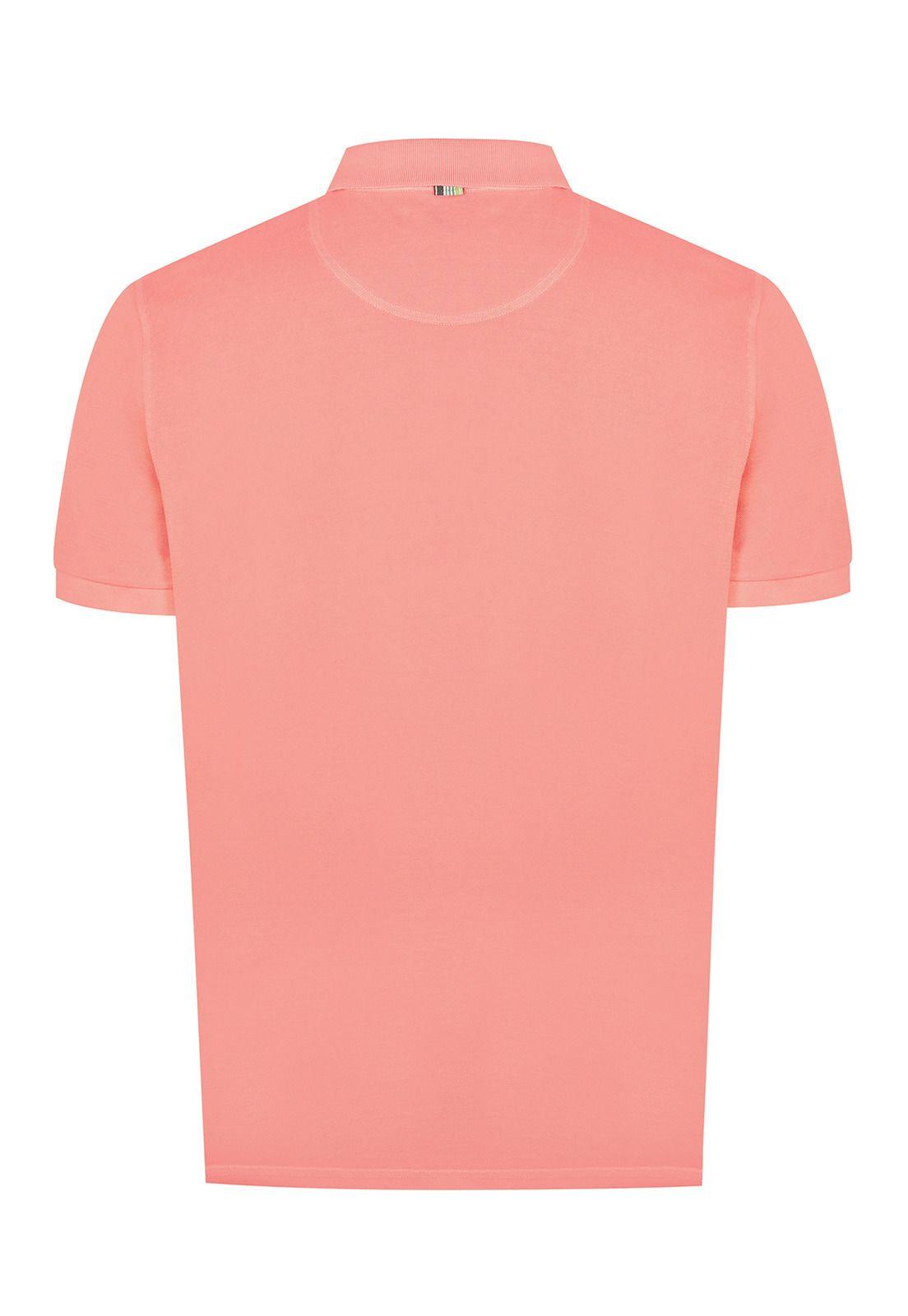 Polera Algodón Orgánico Rosado Piquepro Hombre -1