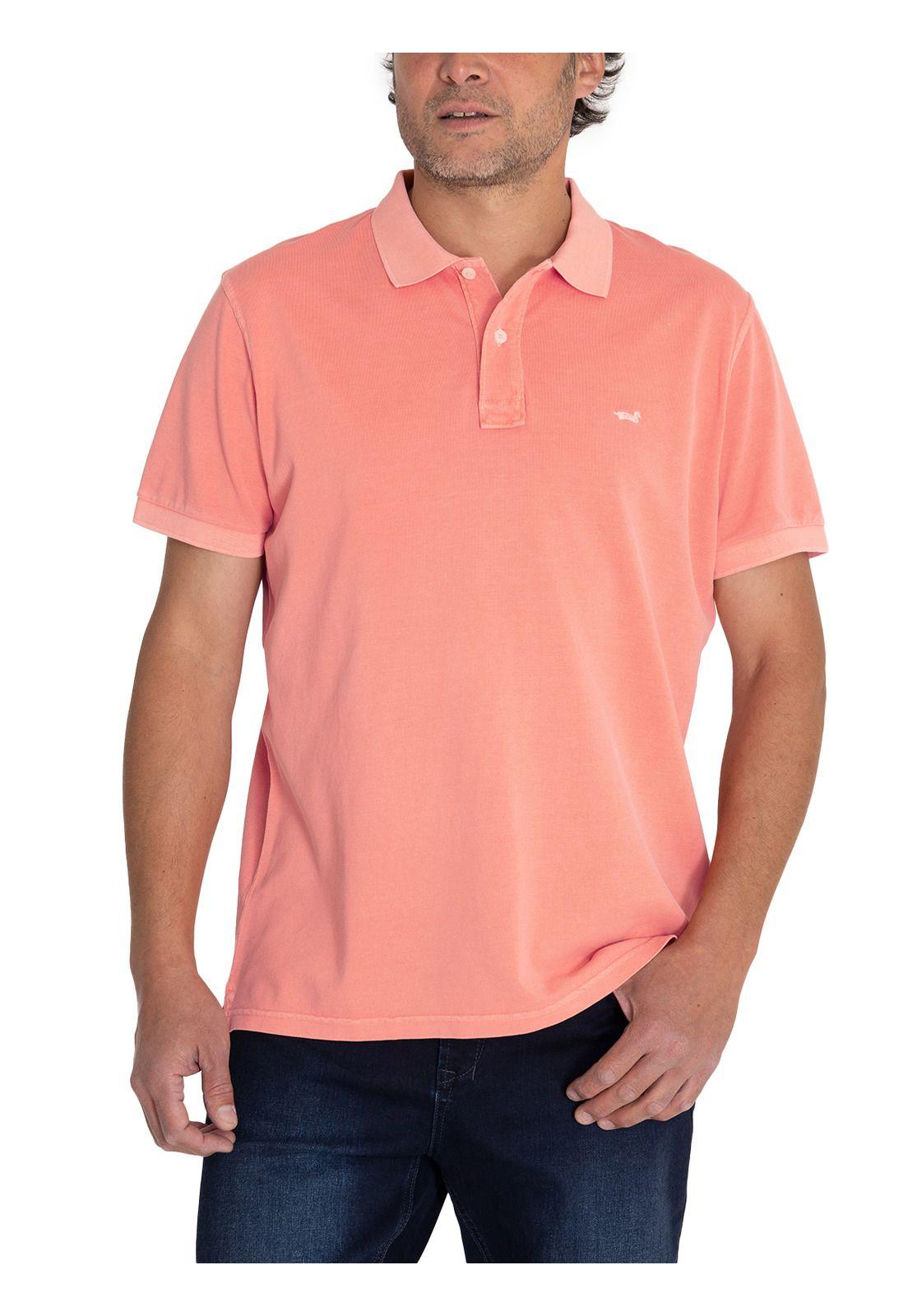 Polera Algodón Orgánico Rosado Piquepro Hombre -6