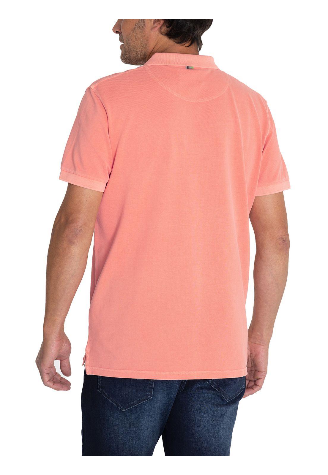 Polera Algodón Orgánico Rosado Piquepro Hombre -7