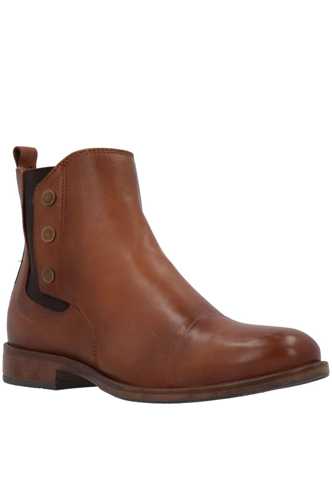 Botín Cay Vestir Café-0