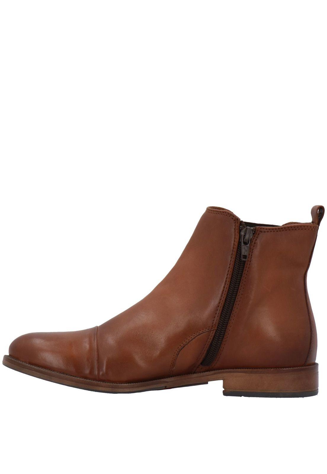 Botín Cay Vestir Café-4