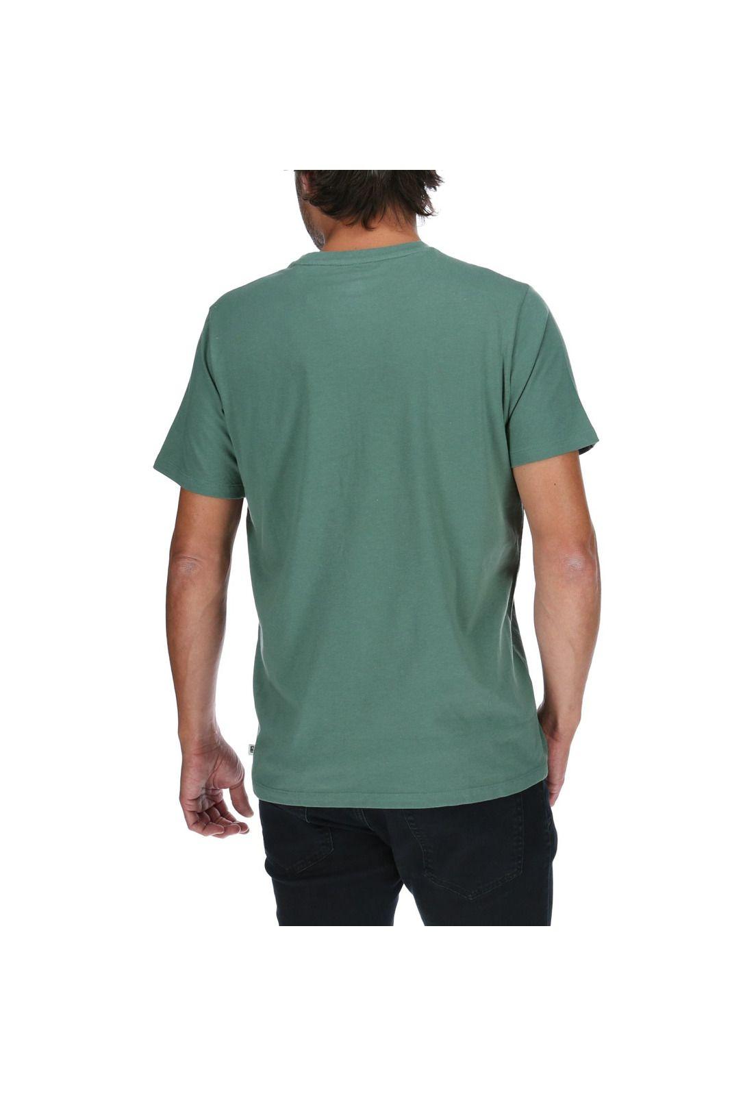 Polera Mc Hombre At Work Tee Verde-2