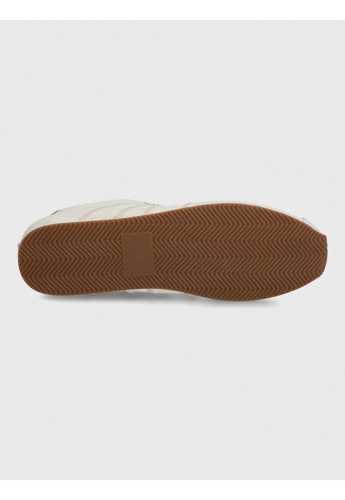 Zapatilla Cuero Mujer Bonik Beige-8