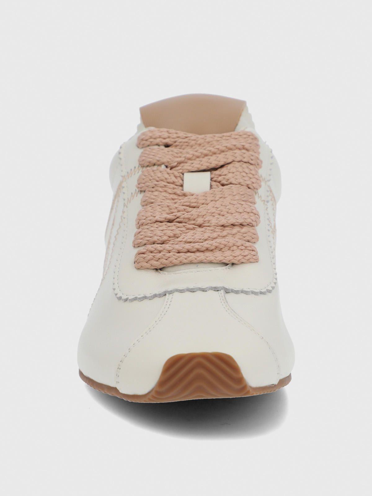 Zapatilla Cuero Mujer Bonik Beige-4