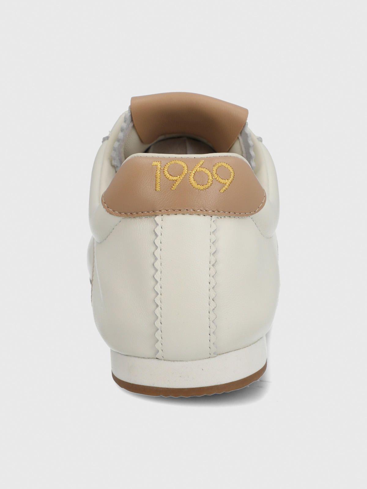 Zapatilla Cuero Mujer Bonik Beige-7