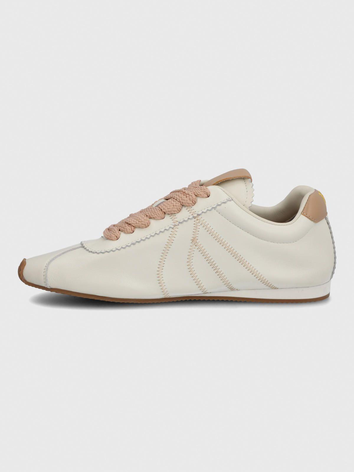 Zapatilla Cuero Mujer Bonik Beige-6