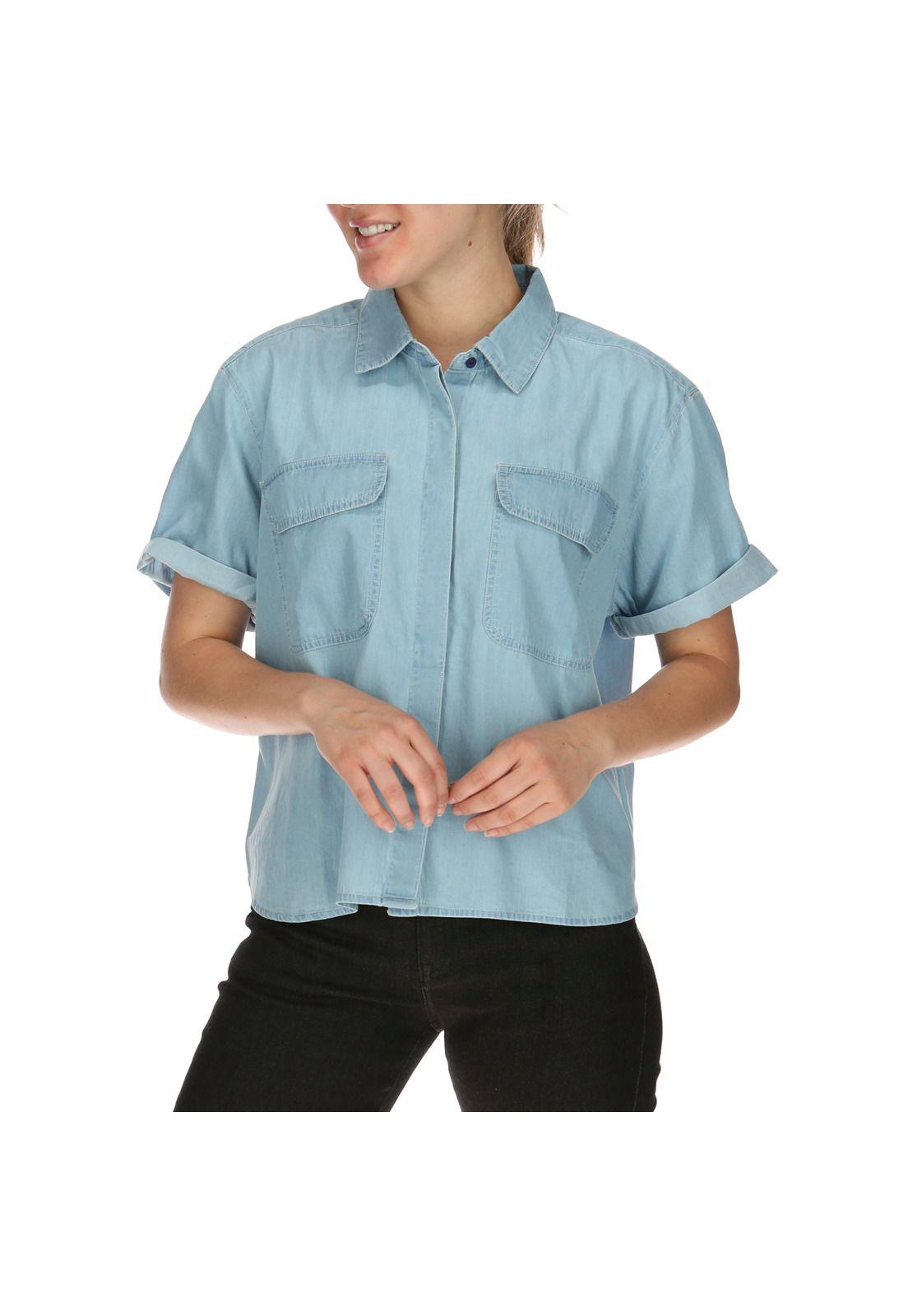 Blusa Mujer Bonnie Azul-1