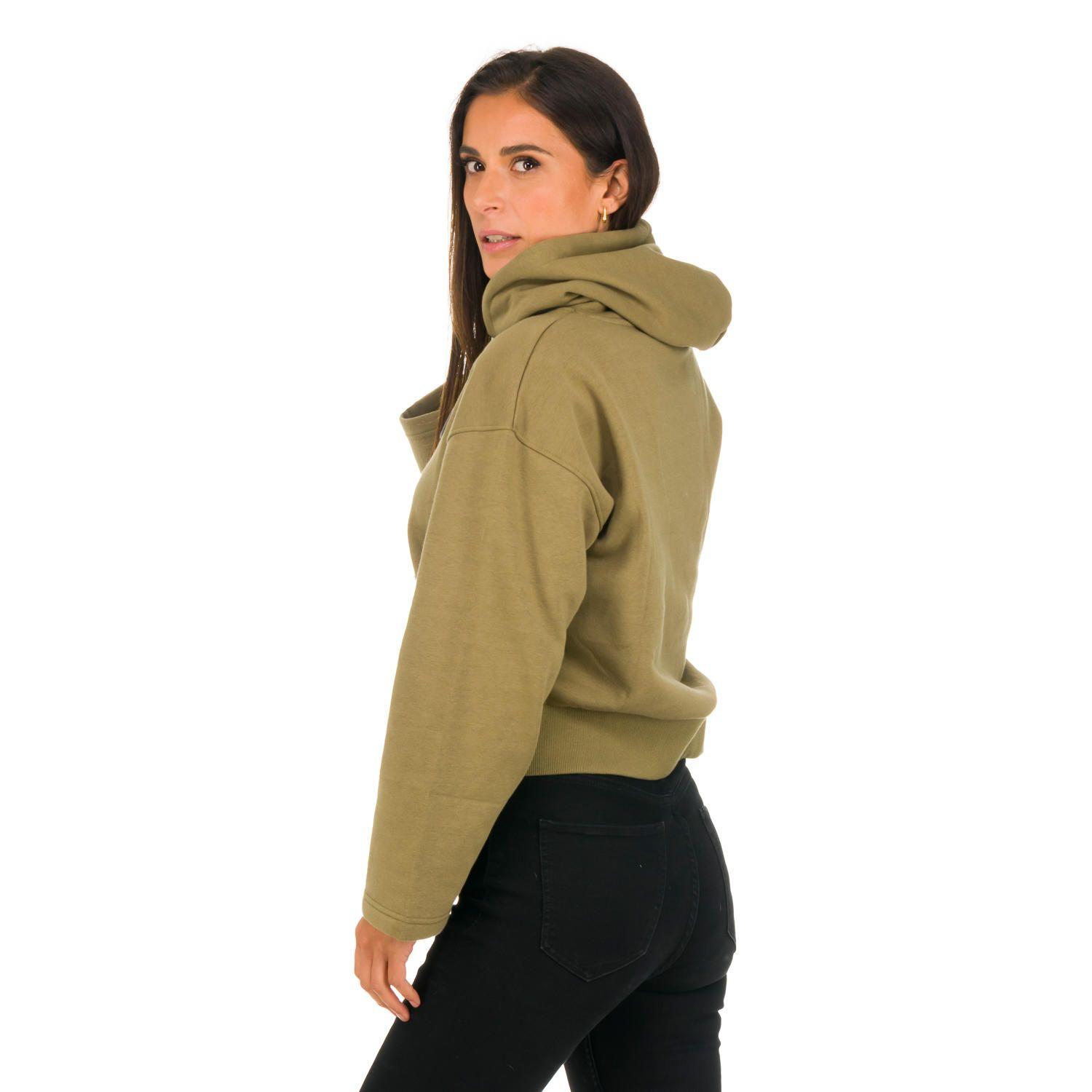 Polerón Mujer Retro W Verde Oscuro -2