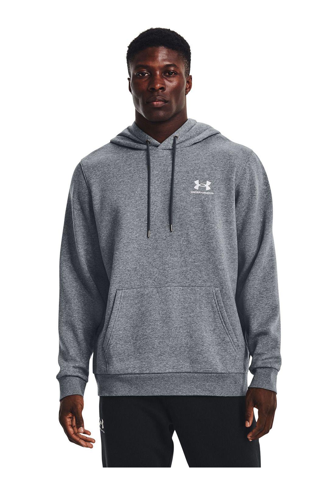 Polerón UA Essential Gris para hombre-3