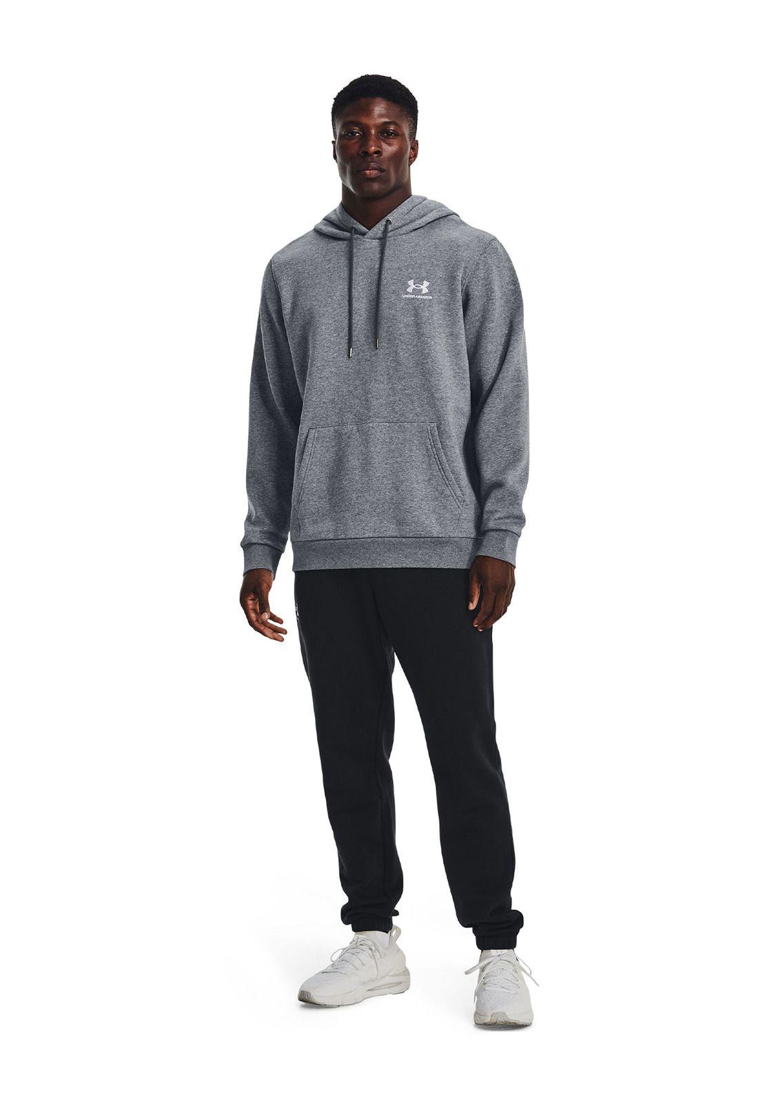 Polerón UA Essential Gris para hombre-5
