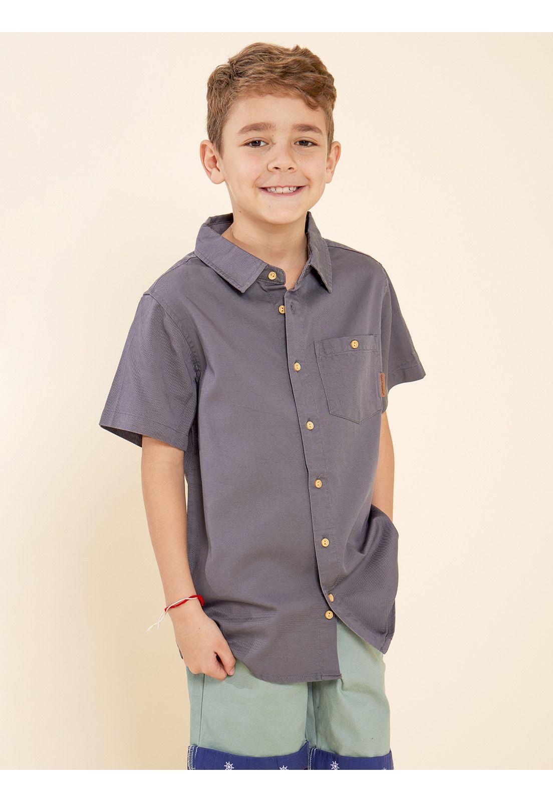 Camisa Niño Wild Gris-3