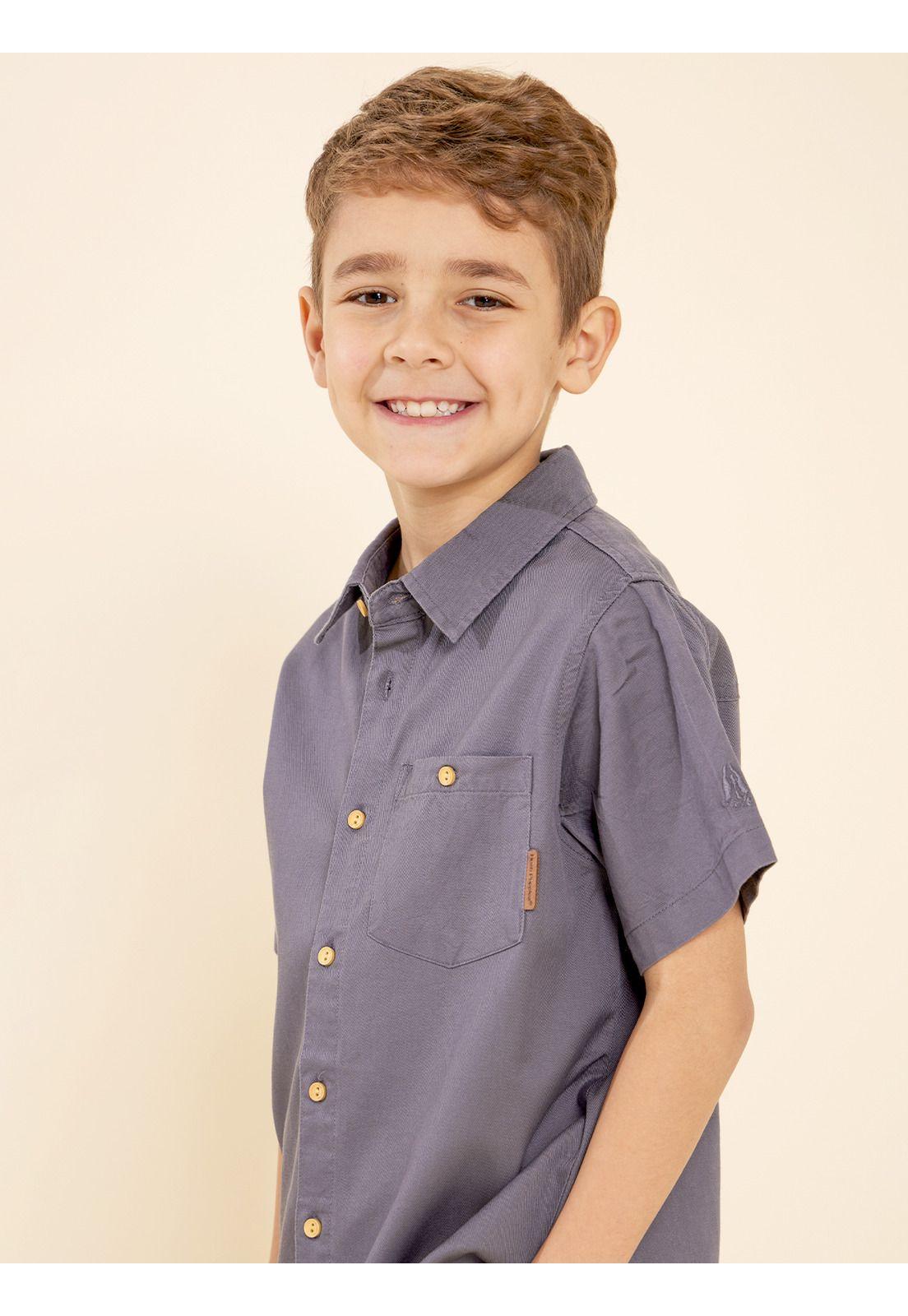 Camisa Niño Wild Gris-4