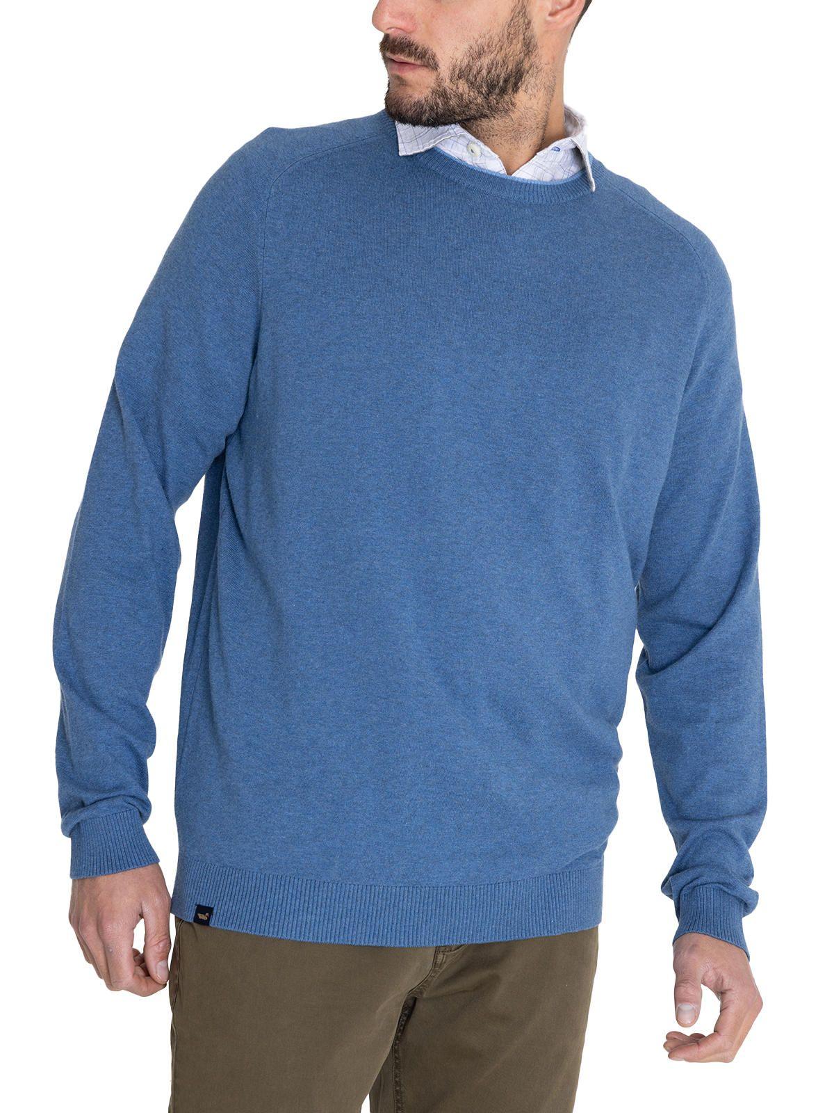 Chaleco Algodón Orgánico Azul Angri Hombre -4