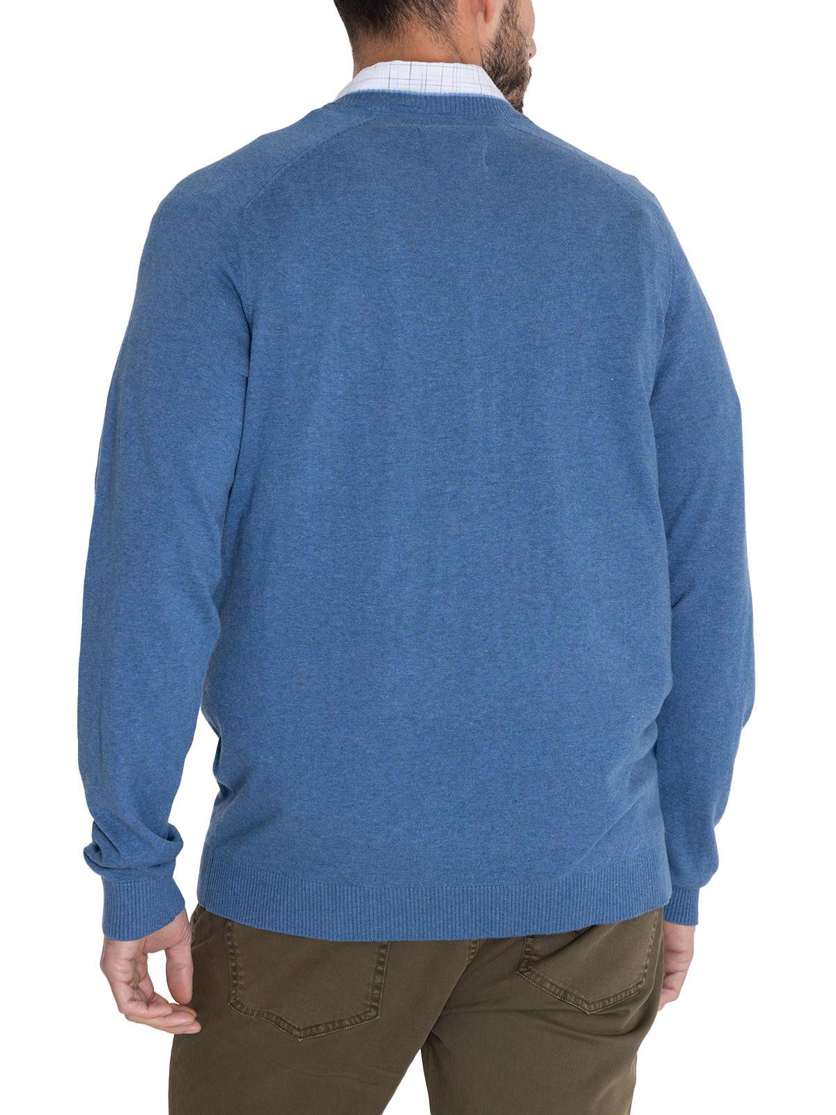 Chaleco Algodón Orgánico Azul Angri Hombre -6