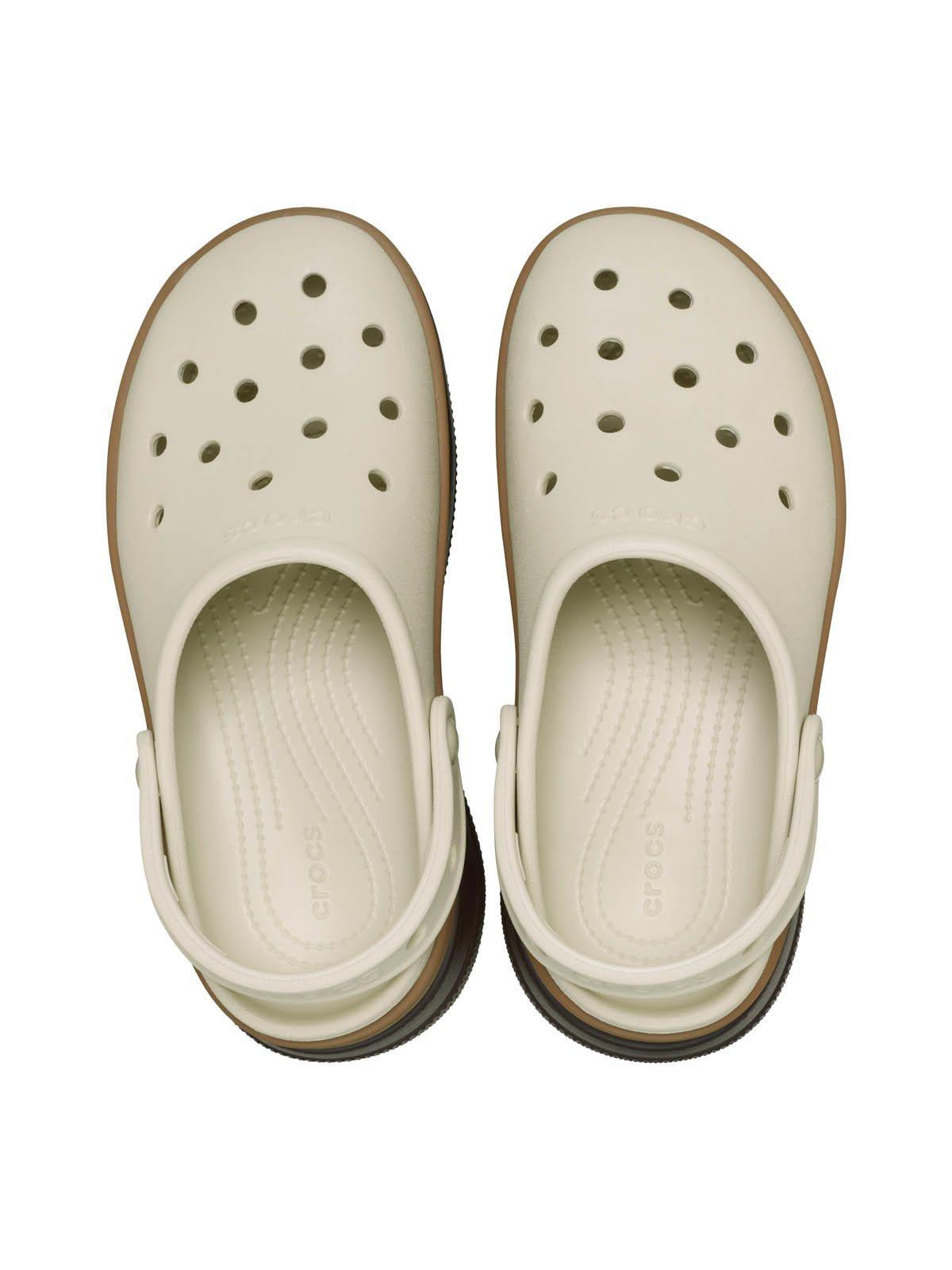 Zueco Unisex Classic Stacked Clog Café Claro-4