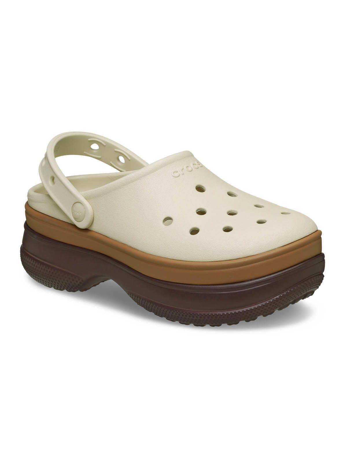 Zueco Unisex Classic Stacked Clog Café Claro-6