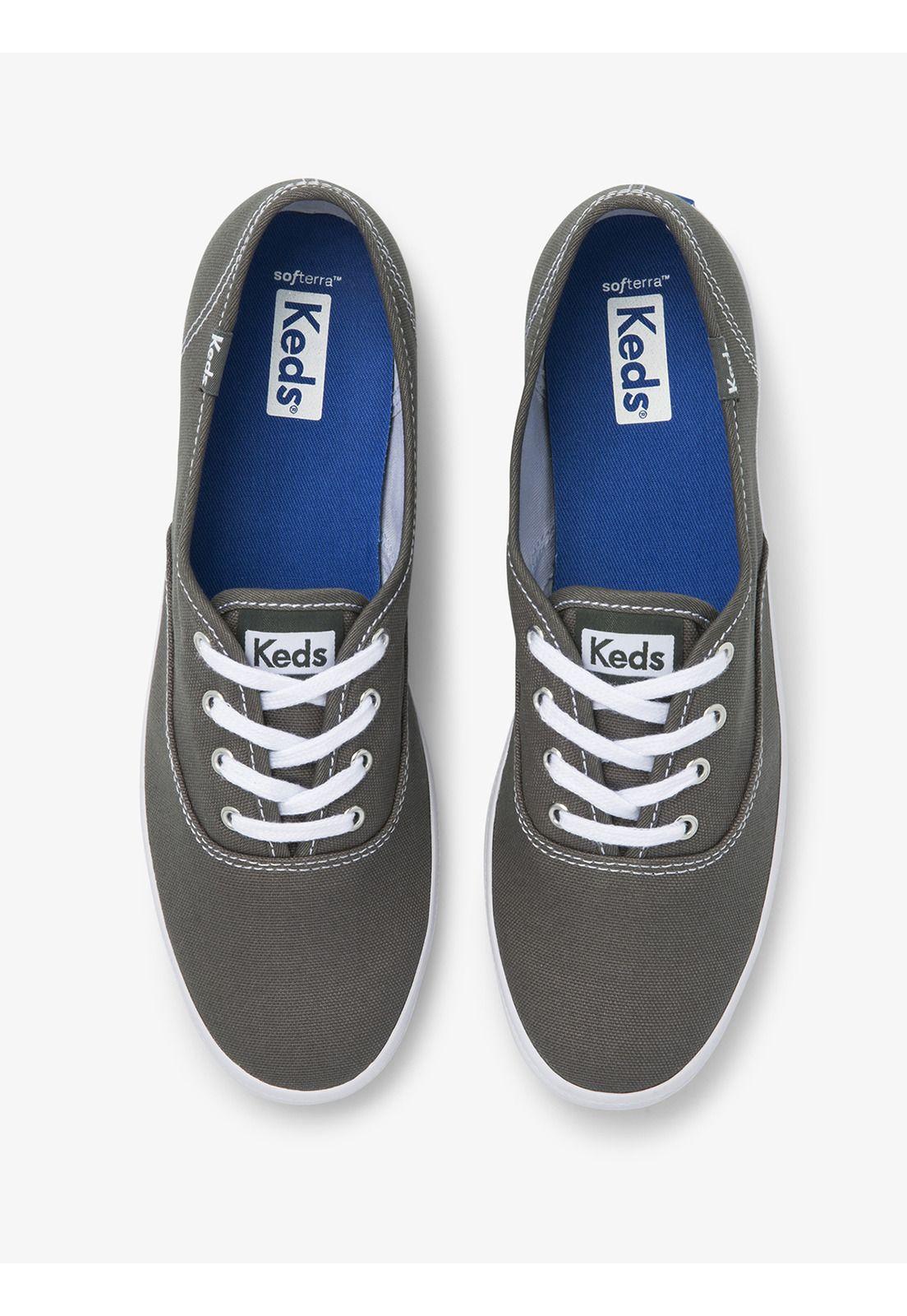 Zapatilla Mujer Champion Canvas Gris-4