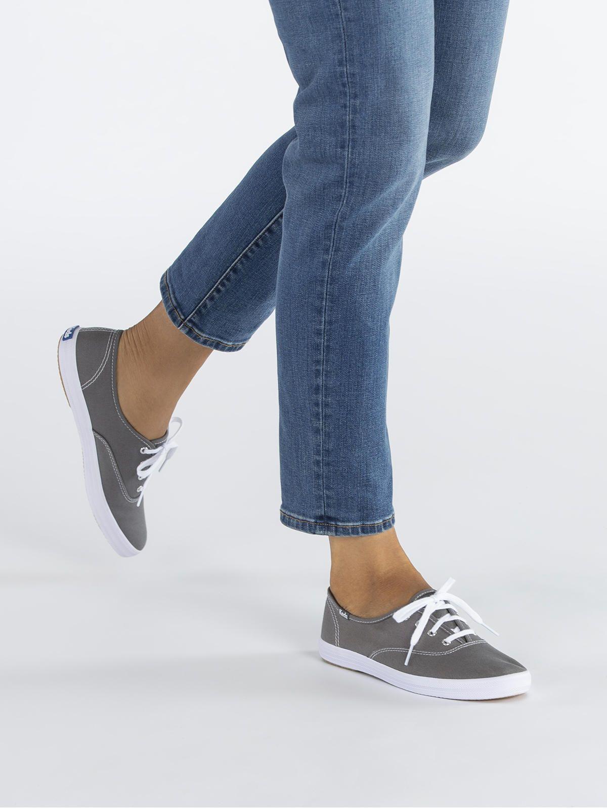 Zapatilla Mujer Champion Canvas Gris-1