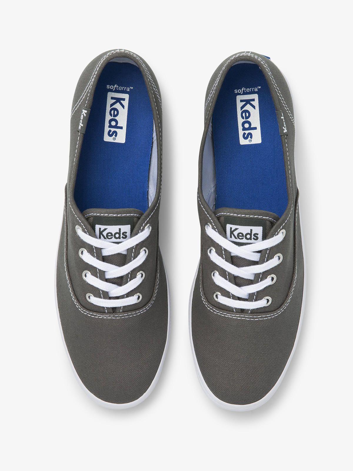 Zapatilla Mujer Champion Canvas Gris-4